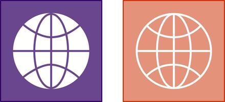 Globe Icon Design vector