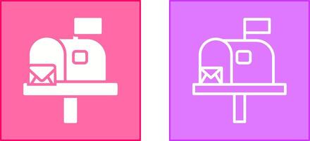 Mailbox Icon Design vector