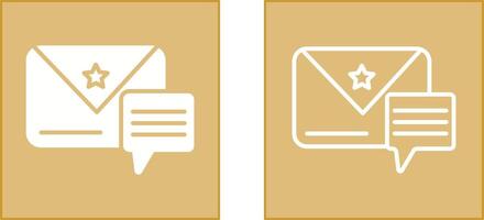 Message Icon Design vector