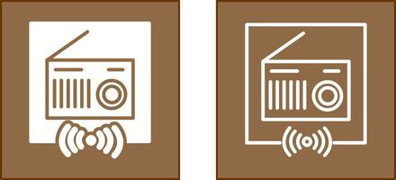 Radio Icon Design vector