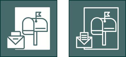 Mailbox Icon Design vector