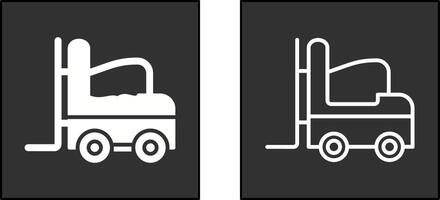 Forklift Icon Design vector