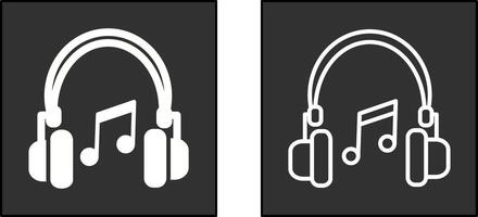 diseño de icono de auriculares vector