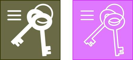 Key Icon Design vector