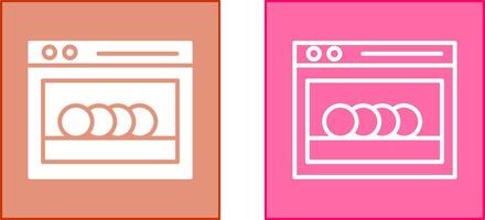 Dishwasher Icon Design vector