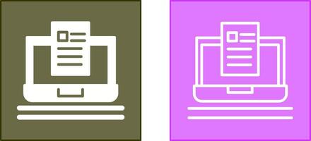 Blog Icon Design vector