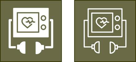 Defibrillator Icon Design vector