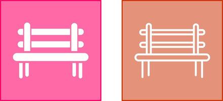 Bench Icon Design vector