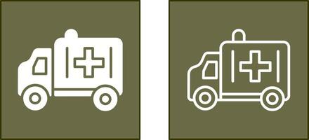 Ambulance Icon Design vector