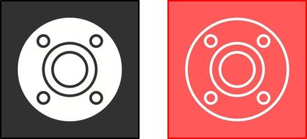 Flange Icon Design vector