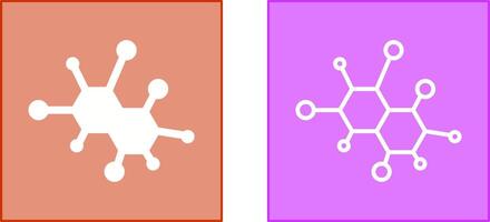 Molecule Icon Design vector