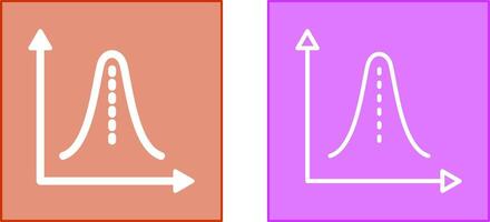 Histogram Icon Design vector