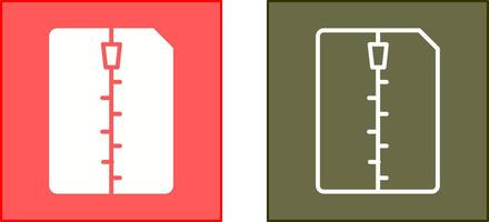 Compressed Icon Design vector