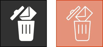 Delete Icon Design vector