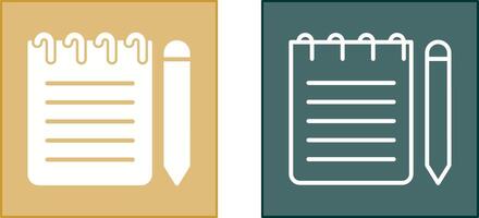 Note Icon Design vector
