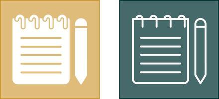 Note Icon Design vector