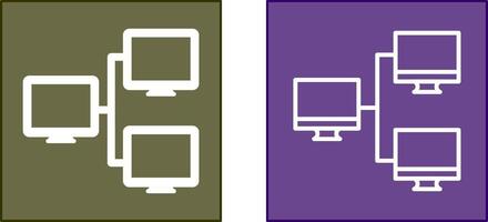 Network Icon Design vector