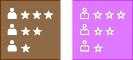 Rating Icon Design vector