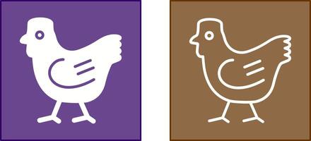 aves de corral icono diseño vector