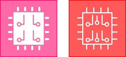 Chip Icon Design vector
