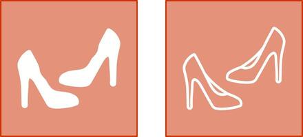 tacones icono diseño vector