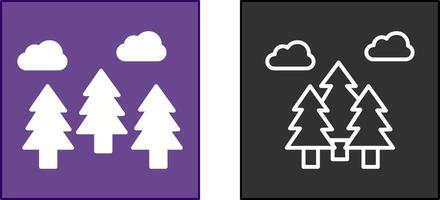 Forest Icon Design vector