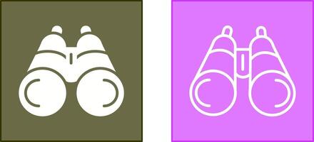 Binocular Icon Design vector