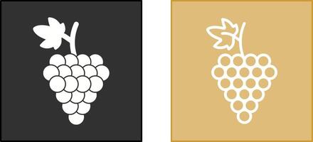 Grapes Icon Design vector