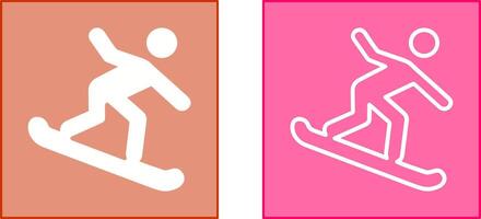 Snowboard Icon Design vector