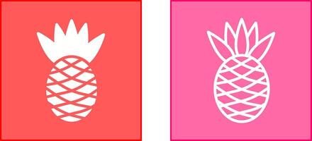 Pineapple Icon Design vector