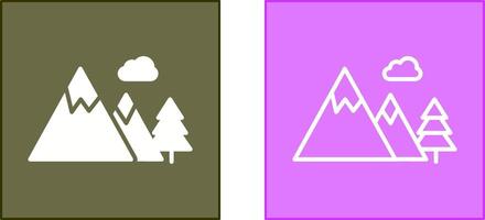 Mountain Icon Design vector