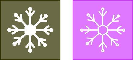 diseño de icono de copo de nieve vector