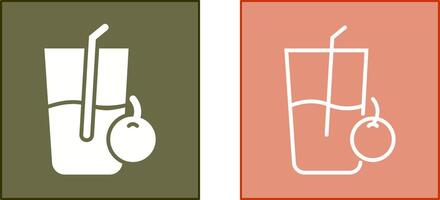 Juice Icon Design vector