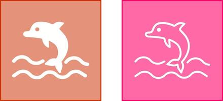 Dolphin Icon Design vector