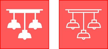 Overhead Light Icon Design vector