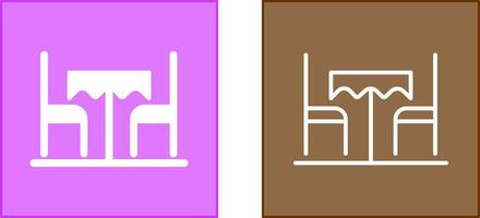 Table Icon Design vector