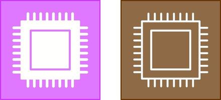 CPU Icon Design vector