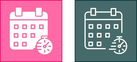 Timetable Icon Design vector