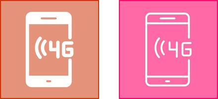 4G Icon Design vector