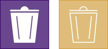 Trash Icon Design vector