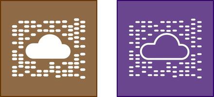 diseño de icono de nube vector