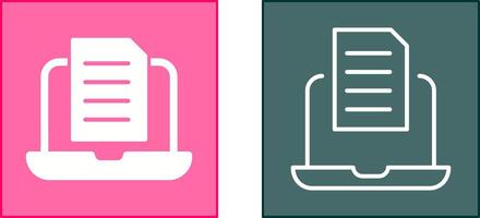 Document Icon Design vector