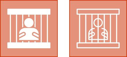 Jail Icon Design vector