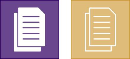 Document Icon Design vector