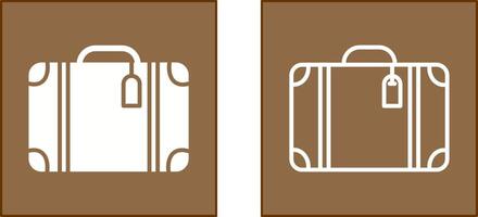 Suitcase Icon Design vector