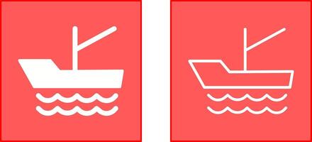 Ship Icon Design vector