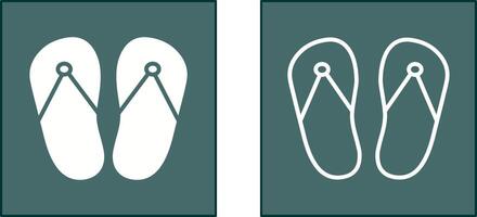 Slippers Icon Design vector