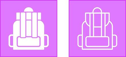 Backpack Icon Design vector