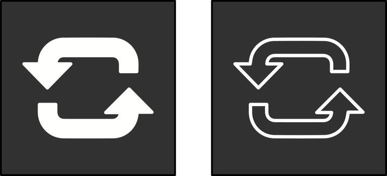 Loop Icon Design vector