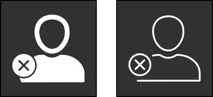 Delete Icon Design vector